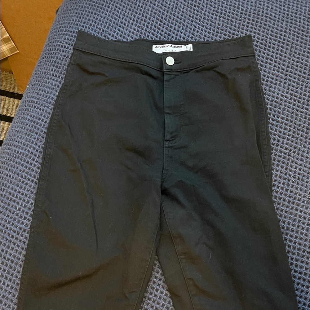 American Apparel Classic Black Pants